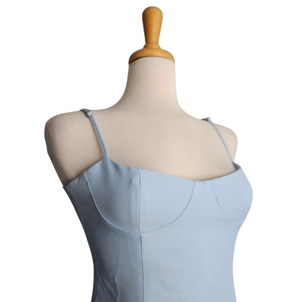 Peppermayo Blue Running Late Mini Dress Women's Size US 6 - Picture 3 of 9